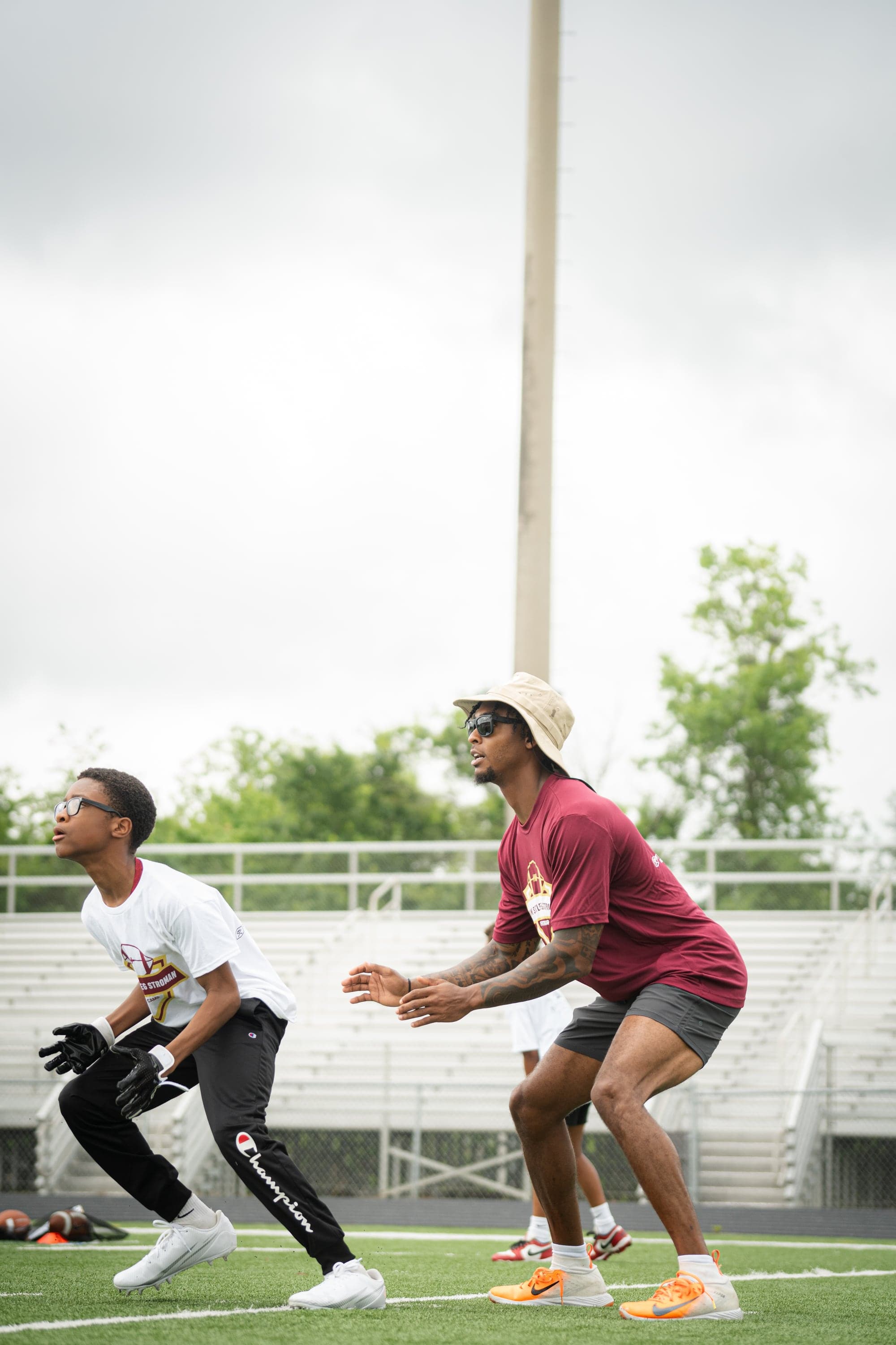 Defensive back training drill